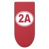 NDZ Performance Magazine Base Plate with Finger Extension for Springfield Hellcat 10 Round 9mm  Red Laser Engraved Aluminum  2nd Second Amendment Emblem  USA Made view 1