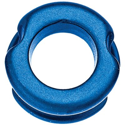Pine Ridge Archery Z-38 Aluminum Peep Sight, Lightweight and Heavy Duty with Deep Channel for Rock Solid Installation, 1/4" Aperture, Blue, Pack of 6