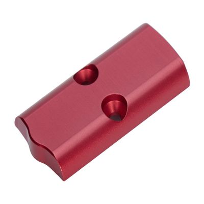 NDZ Performance RMSc Optic Cut Slide Cover Plate for Springfield Hellcat & Hellcat Pro 9mm  Laser Engraved Red Anodized Aluminum  USA Made  Plain