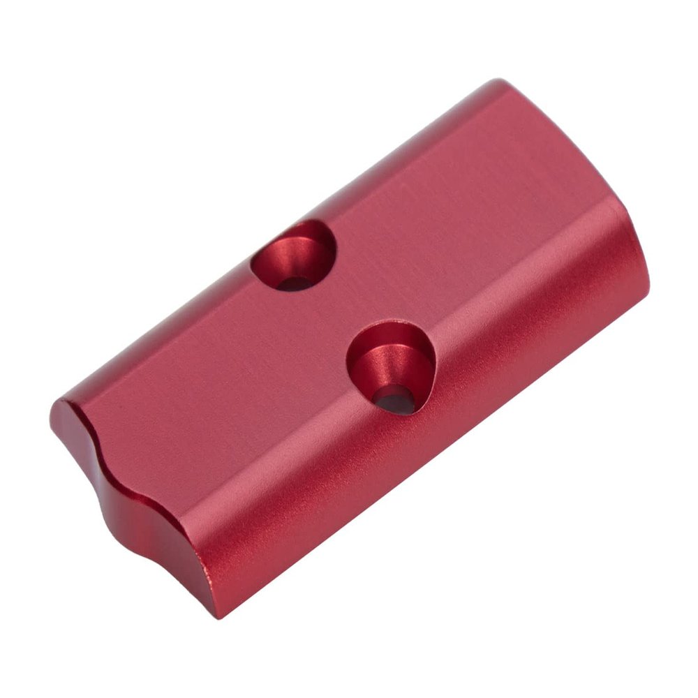 NDZ Performance RMSc Optic Cut Slide Cover Plate for Springfield Hellcat & Hellcat Pro 9mm  Laser Engraved Red Anodized Aluminum  USA Made  Plain