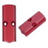 NDZ Performance RMSc Optic Cut Slide Cover Plate for Springfield Hellcat & Hellcat Pro 9mm  Laser Engraved Red Anodized Aluminum  USA Made  Plain view 4