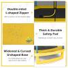 GYMAX Trampoline for Kids, 7FT Toddler Trampoline with Safety Enclosure Net & Seamless Spring Pad, Heavy Duty Small Indoor/Outdoor Trampoline for Boys, Girls Age 3+ (Yellow & Blue) view 3