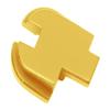 NDZ Performance Slide Cover Back Plate for Springfield Hellcat, Hellcat Pro & Comp  Gold Laser Engraved Anodized Aluminum  USA Made  US Army 75th Ranger Regiment view 2