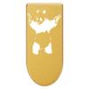 NDZ Performance Magazine Base Plate with Finger Extension for Springfield Hellcat 10 Round 9mm  Gold Laser Engraved Aluminum  Panda with Guns Outline  USA Made view 1