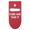 NDZ Performance Magazine Base Plate with Finger Extension for Springfield Hellcat 10 Round 9mm  Red Laser Engraved Aluminum  Come and Take It Cannon Text 2 Line  USA Made view 1