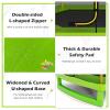 GYMAX 7FT Trampoline for Kids, Toddler with Safety Enclosure Net & Seamless Spring Pad, Heavy Duty Small Indoor/Outdoor for Boys, Girls Age 3+ (Green & Yellow) view 3