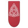 NDZ Performance Magazine Base Plate with Finger Extension for Springfield Hellcat 10 Round 9mm  Red Laser Engraved Aluminum  Celtic Knot  USA Made view 1