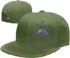Abilene A Christian University Logo Baseball Caps Unisex Flat Brim Baseball Cap Hat Moss Green view 1