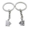 10 Pieces Keychain Keyring Door Car Key Chain Ring Tag Charms Supplies LD3M4F Mom Number One view 1