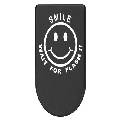 NDZ Performance Magazine Base Plate with Finger Extension for Springfield Hellcat 10 Round 9mm Black Laser Engraved Aluminum Smile Wait for Flash Smiley USA Made