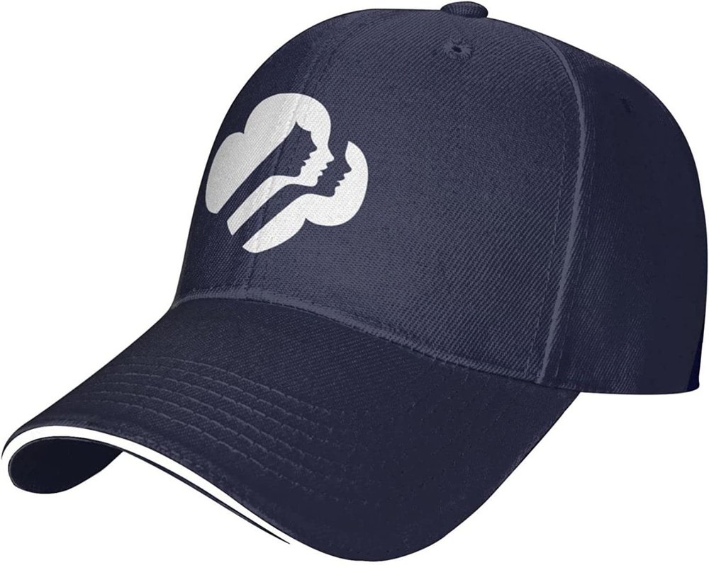 American Sandwich Cap for Both Men and Women, Classic Baseball Capunisex Adjustable Casquette dad Cap Navy