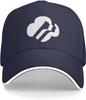 American Sandwich Cap for Both Men and Women, Classic Baseball Capunisex Adjustable Casquette dad Cap Navy view 2