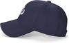 American Sandwich Cap for Both Men and Women, Classic Baseball Capunisex Adjustable Casquette dad Cap Navy view 3