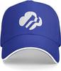 American Sandwich Cap for Both Men and Women, Classic Baseball Capunisex Adjustable Casquette dad Cap Blue view 2