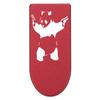 NDZ Performance Magazine Base Plate with Finger Extension for Springfield Hellcat 10 Round 9mm  Red Laser Engraved Aluminum  Panda with Guns Outline  USA Made view 1
