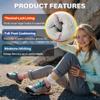 Anlisim Wool Socks, Thermal Winter Warm Thick Merino Wool Hiking Socks for Kids & Teens, 4 Pairs (4-7 Years, Assorted) view 3