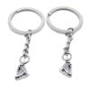 10 Pieces Keychain Keyring Door Car Key Chain Ring Tag Charms Supplies BX2T3W Ice Skate view 1