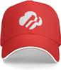 American Sandwich Cap for Both Men and Women, Classic Baseball Capunisex Adjustable Casquette dad Cap Red view 2