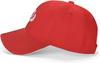 American Sandwich Cap for Both Men and Women, Classic Baseball Capunisex Adjustable Casquette dad Cap Red view 3