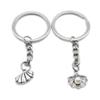 5 Pieces Keychain Keyring Door Car Key Chain Ring Tag Charms Supplies CA2J5O Pearl Shell Seashell view 1