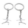 5 Pieces Keychain Keyring Door Car Key Chain Ring Tag Charms Supplies VU0C0G Gymnastics view 1