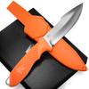 ODENWOLF WOLF-I Full Tang Survival Knife with Sheath - Stylish Tactical Fixed Blade - Made of 440C Steel - Bushcraft and Camping Knife Survival - Perfect EDC Outdoor Knife with TPE Handle view 1