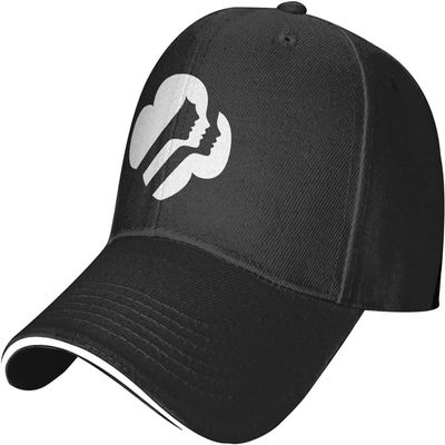 American Sandwich Cap for Both Men and Women, Classic Baseball Capunisex Adjustable Casquette dad Cap Black