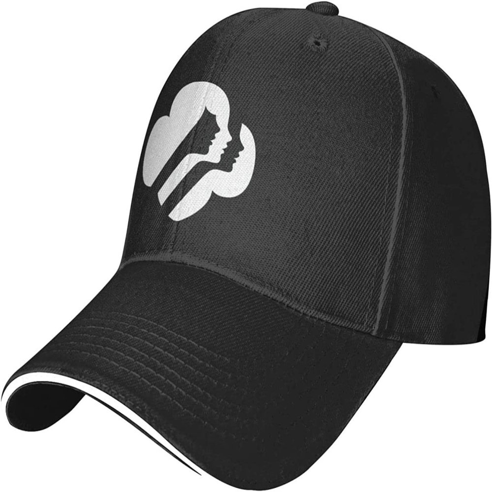 American Sandwich Cap for Both Men and Women, Classic Baseball Capunisex Adjustable Casquette dad Cap Black