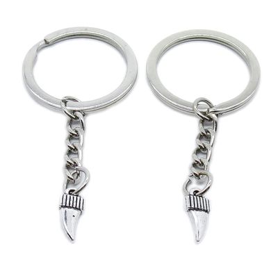 5 Pieces Keychain Keyring Door Car Key Chain Ring Tag Charms Supplies GD9Y6L Ox Horn