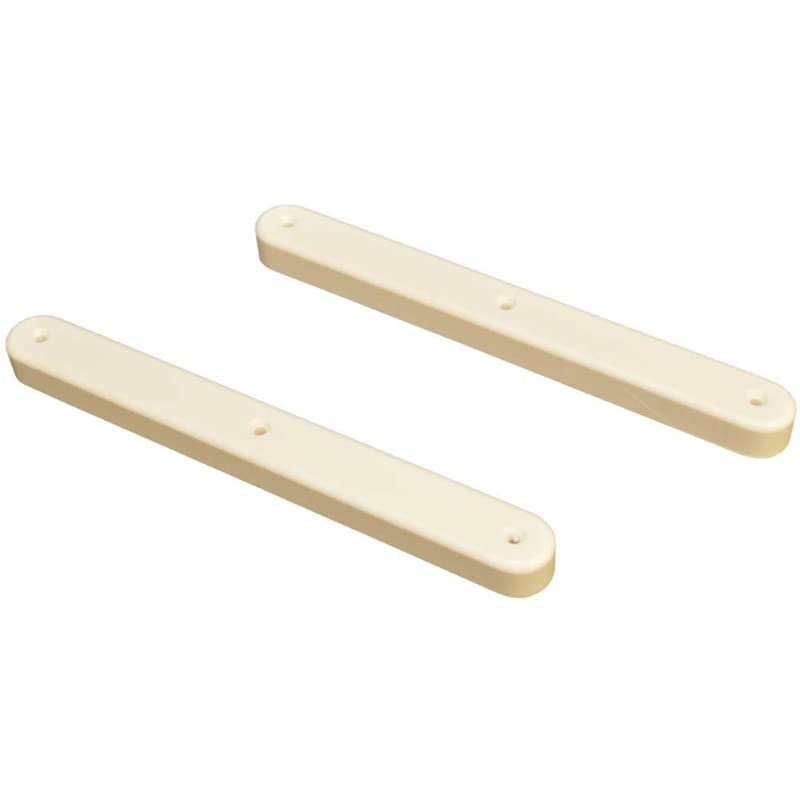 Teak Isle Boat Cleat Head Holder 89200-303390 | 10 x 1 1/8 Inch Off White (Pair)