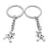 5 Pieces Keychain Keyring Door Car Key Chain Ring Tag Charms Supplies IE3N8C Construction Worker view 1