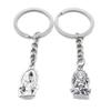 10 Pieces Keychain Keyring Door Car Key Chain Ring Tag Charms Supplies JT4G7D Ganesha Elephant view 1