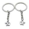 5 Pieces Keychain Keyring Door Car Key Chain Ring Tag Charms Supplies KP7B3Z Baby Elephant view 1