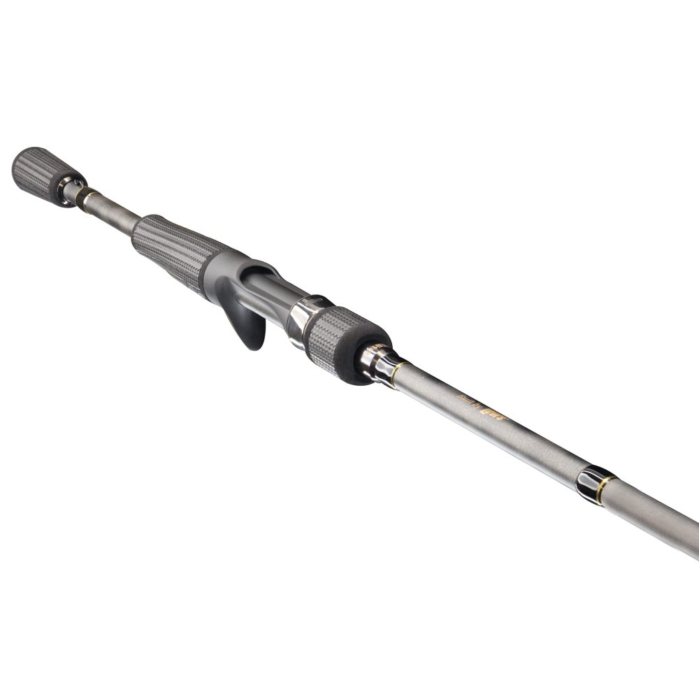 Lew's Team Lew's Elite Series Casting Fishing Rod, Graphite Rod with Fuji SiC Guides, Winn Ultra ProWeave Split Grip Handle, Titanium Gray/Gold