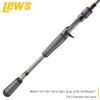Lew's Team Lew's Elite Series Casting Fishing Rod, Graphite Rod with Fuji SiC Guides, Winn Ultra ProWeave Split Grip Handle, Titanium Gray/Gold view 4