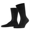 Falke Men's No. 9 Knee-High Socks, Lightweight, Skin-Friendly, Pure Fil dcosse Cotton, Designer Stockings, Black (Black 3000), 12.5-13.5, 1 Pair view 1