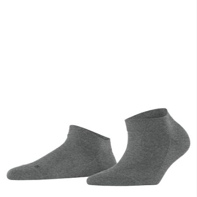 Falke, Womens, Sensitive London Ankle High, Light Grey Melange, 5-7.5