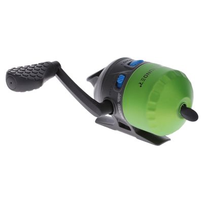 Lew's Crappie Thunder Spincast Fishing Reel, 4.3:1 Gear Ratio, Right or Left-Hand Retrieve, Crappie Thunder Green