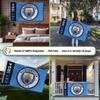 Desert Cactus Manchester City Flag Man City MCFC Football Soccer 100% Polyester Indoor Outdoor 3x5 feet Banner (Flag 5) view 3