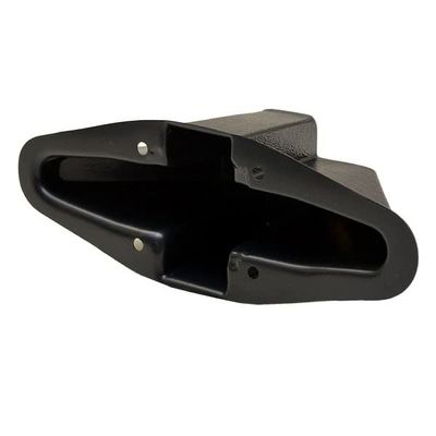 Accon Boat Cleat Housing | Black Plastic 8 Inch Lift Up W/Drain Fitting