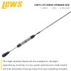 Lew's Lite Series Spinning Rod, 5-Foot 1-Piece Fishing Rod, Ultra Light Power, Moderate Fast Action, Premium HM50 Graphite Blank, Winn Dri-Tac Split Handle, Gray view 2