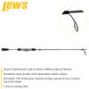 Lew's Lite Series Spinning Rod, 5-Foot 1-Piece Fishing Rod, Ultra Light Power, Moderate Fast Action, Premium HM50 Graphite Blank, Winn Dri-Tac Split Handle, Gray view 3