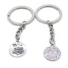 10 Pieces Keychain Keyring Door Car Key Chain Ring Tag Charms Supplies BD5A4S Te Quiero Mucho Love You Very Much view 1