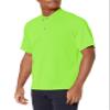 PGA Tour Men's Airflux Solid Mesh Short Sleeve Classic Golf Polo Shirt (Available in Big & Tall), Jasmine Green 2.0, Large view 1