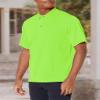 PGA Tour Men's Airflux Solid Mesh Short Sleeve Classic Golf Polo Shirt (Available in Big & Tall), Jasmine Green 2.0, Large view 3