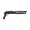 Durable Airsoft Shotgun Metal/Steel Barrel Single Shot Pump Action 300 FPS (Airsoft Gun) with Tactical Pistol Grip view 2