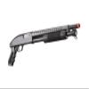 Durable Airsoft Shotgun Metal/Steel Barrel Single Shot Pump Action 300 FPS (Airsoft Gun) with Tactical Pistol Grip view 3