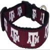 College Dog Collar (Medium, Texas A&M) view 1