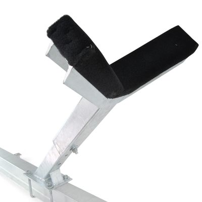 Sturdy Built Bow Rest Catcher Assembly for Boat Trailer Adjustable Galvanized Post