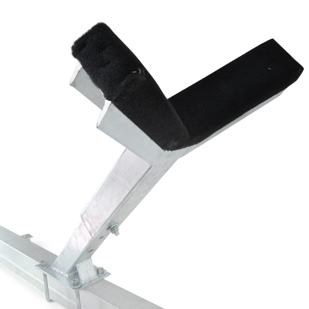 Sturdy Built Bow Rest Catcher Assembly for Boat Trailer Adjustable Galvanized Post